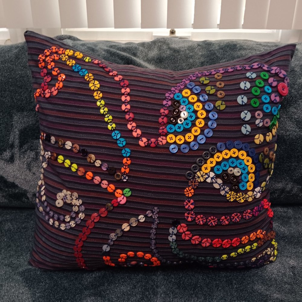 pillowcases for sofa pillows pillow cover Square Pillow Case button embroidery